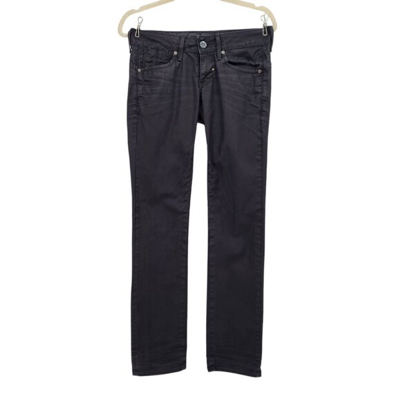 G-Star Corvet Straight Distressed Gray Denim Jeans Womens 28X32 - Picture 1 of 14